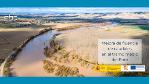 Fondos NextGeneration para mejorar la dinámica fluvial y minorar el efecto de inundaciones en cauces de la cuenca media del Ebro